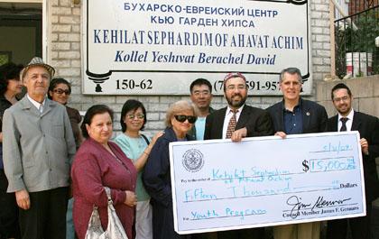 Bukharians draw $15K city grant