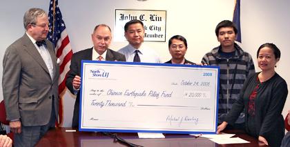 Flushing group gives earthquake victim college opportunity