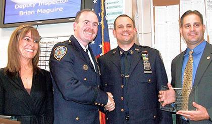 109th Pct. officers honored for drug, weapon arrest