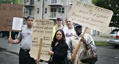 Odd Flushing corner causes drivers tix woes