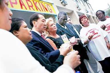Slain woman’s mother arrives in Flushing