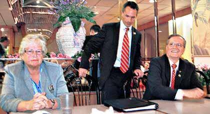 Stavisky stands by her record during forums
