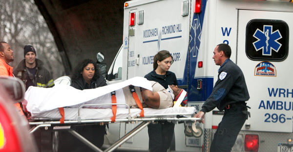 At least one injured in Grand Central crash