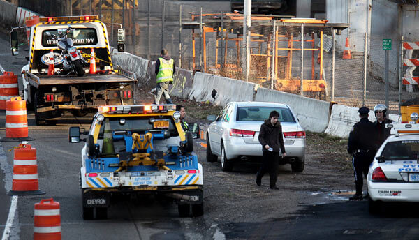 Police respond to crash on Grand Central Parkway