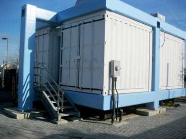 Air compressor set to cure smell on Cross Bay