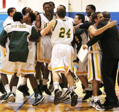 Holy Cross wins it for coach