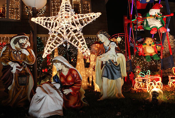 Festive decorations twinkle throughout Queens