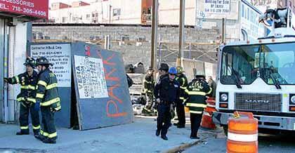 Worker dies after wall collapses