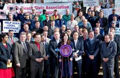 Crowley slams city for proposals to cut up to 42 firehouses