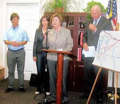 Nunziato disrupts Markey presser on truck traffic