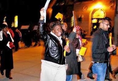 Hundreds try to save Jamaica HS