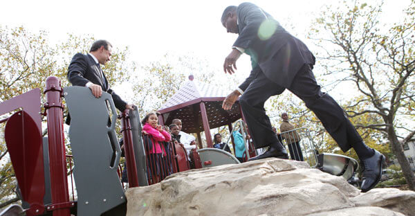 Restored park honors civic from another era