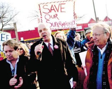 Shoppers rally to save supermarket