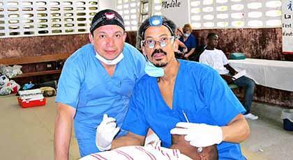 Dentist helps Haiti victims