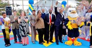 Playground opens at IS 238 in Hollis