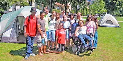 QC students sleep in tents to draw attention to genocide