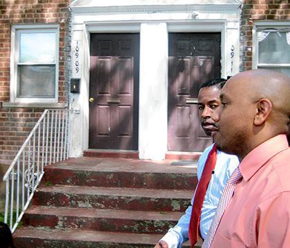 Officials tour Hollis homes