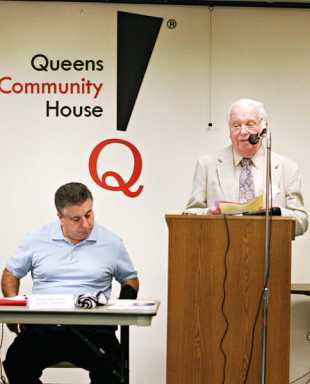 District Manager Frank Gulluscio and Chairman Joe Hennessy