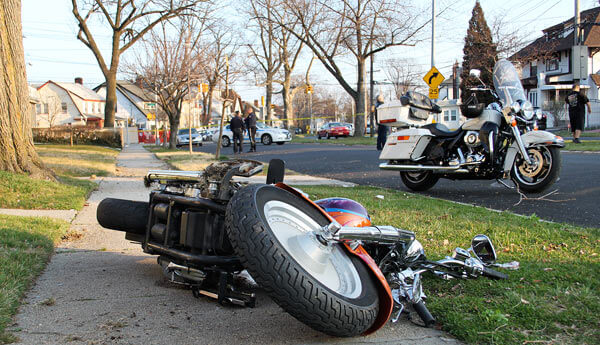 Motorcyclist involved in accident in Hollis