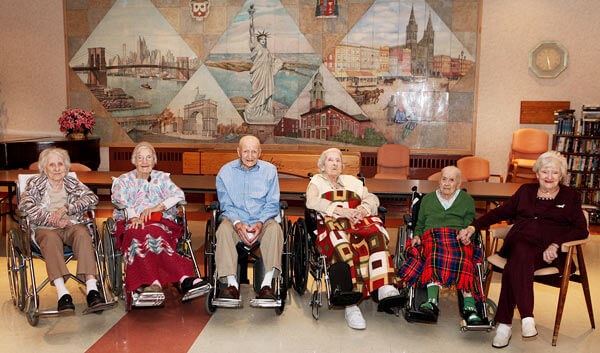Centenarians fill Ozanam Hall