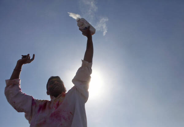 Richmond Hill doused with color during this year’s Holi celebration