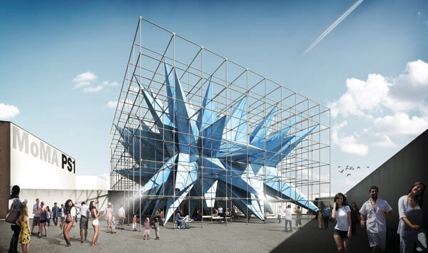 PS1 unveils otherworldly design for courtyard
