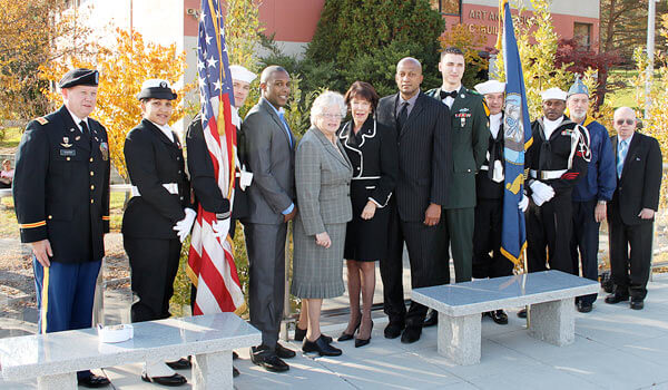 QCC honors vets on campus with memorial