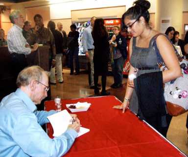 Nation’s bard charms boro