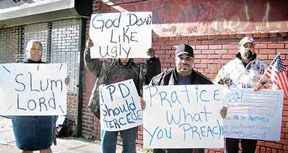 Allen tenants call for repairs