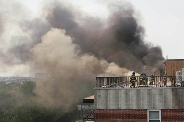 Roof worker arrested in Bay Terrace fire