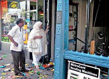 Blaze damages Forest Hill shops