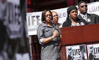 Mother honors slain son