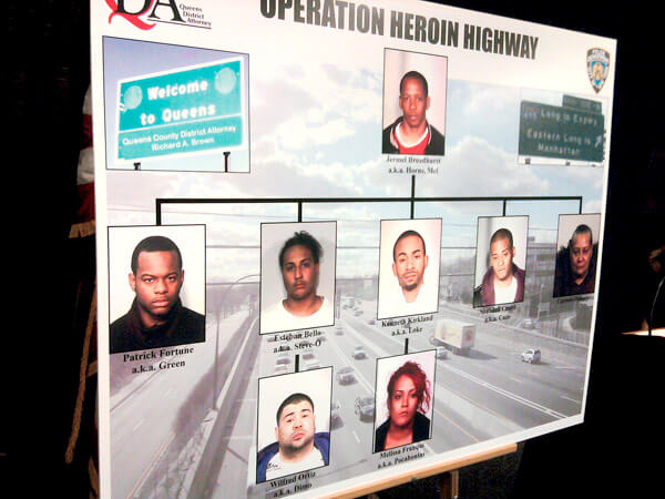 DA busts dozen in connection with drug sales at end of ‘Heroin Highway’