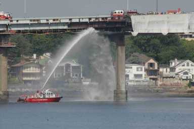 Some lanes reopen on Throgs Neck Bridge after fire