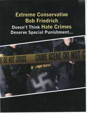 Weprin campaign sends mailing with swastika accusing Friedrich of extremism