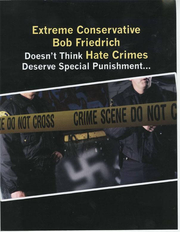 Weprin campaign sends mailing with swastika accusing Friedrich of extremism