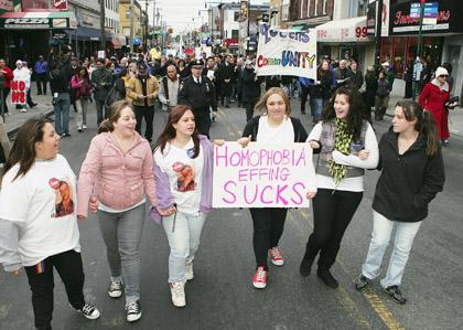 Boro rallies against anti-gay violence in College Point
