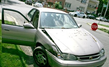 Bayside crash startles family