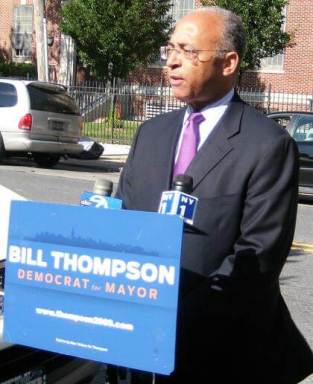 Thompson blasts Bloomy, city with charge PS 147 is altering grades
