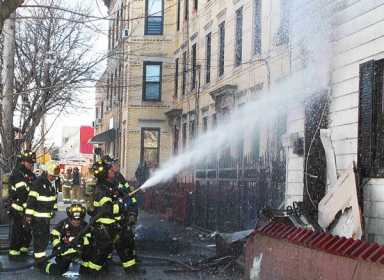 Bravest battle blaze in Ridgewood home