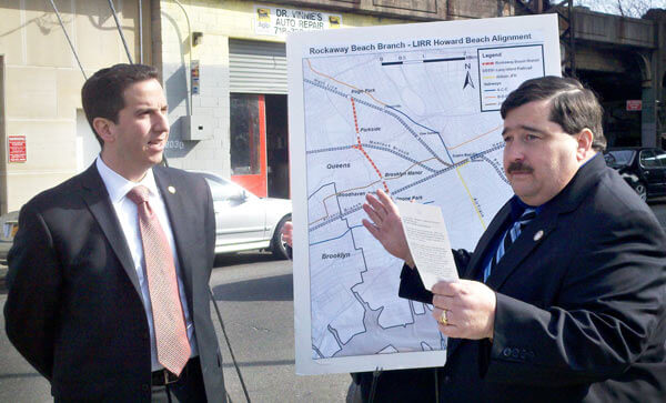 Assemblymen urge restoration of LIRR Rockaway Line