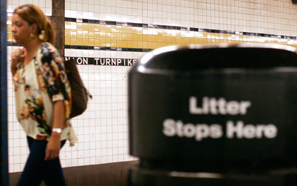 Homeless blamed for E, F line odor