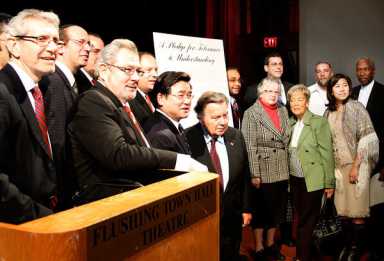 Boro leaders take stand against hate