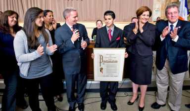 Council recognizes Woodside transgender teen