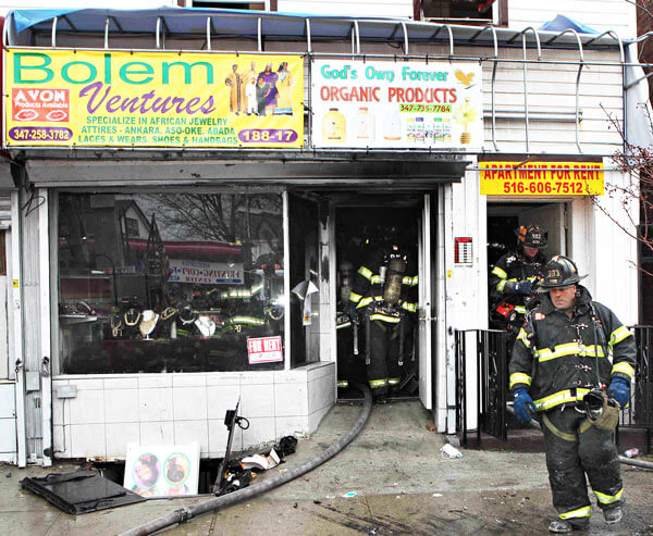 Jamaica fire guts apartment above jewel store