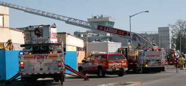 Vaughn College fire wrecks break