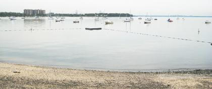 Douglas Manor Beach closed due to unsafe water