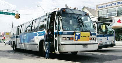 MTA to post timetables on express bus routes