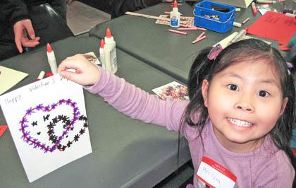 Bayside kids show love to veterans for Valentine’s Day