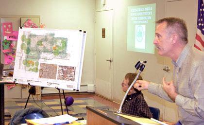 Bowne House groups give CB 7 info on restoration
